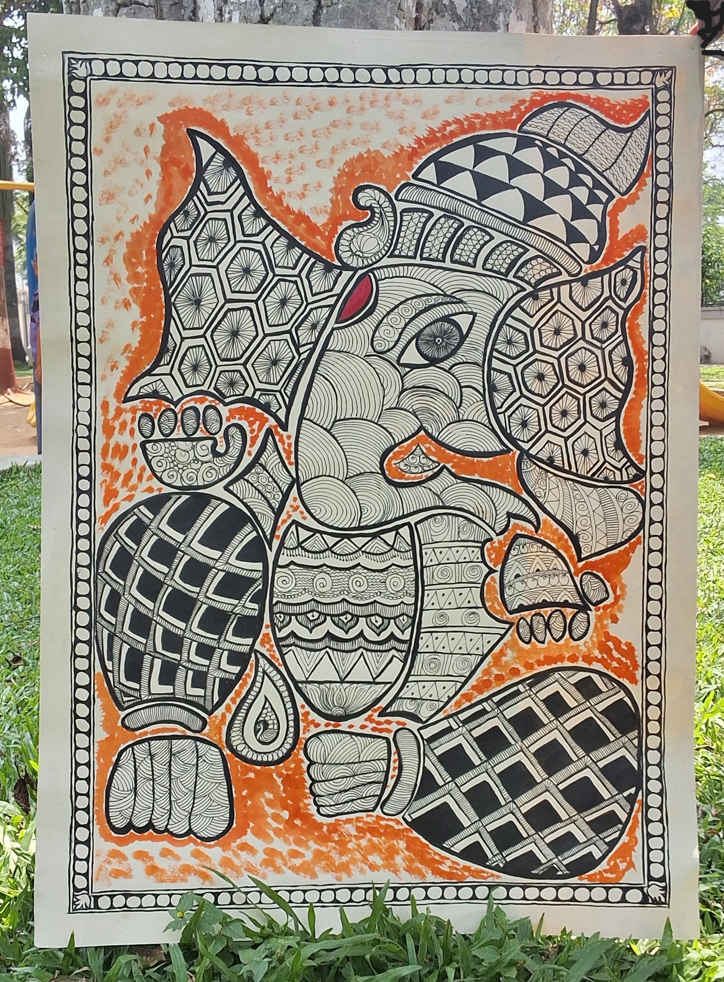 Purva Pictures 2 MADHUBANI GANESH(PAI002)sold out - Image 1