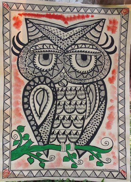 MADHUBANI OWL(PAI004)
